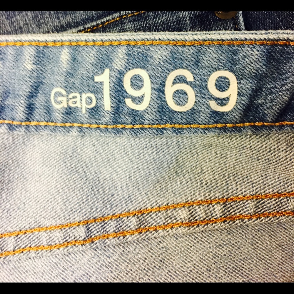 GAP Skinny, Distressed Jeans